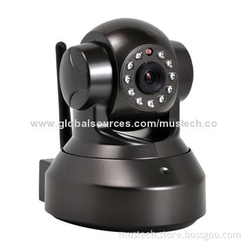 IP Camera with H.264 Compression, Plug-and-play Function